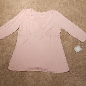 NWT nursing 3/4 sleeve top - XL